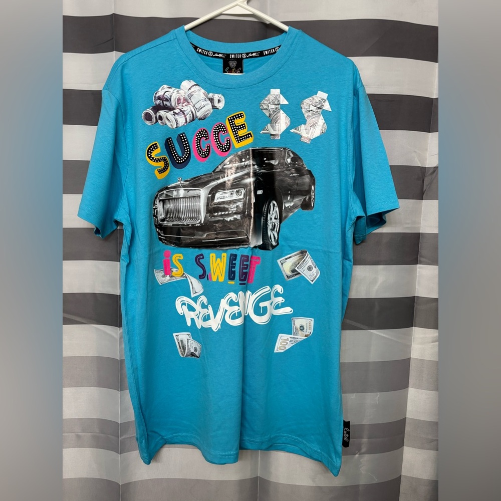 Switch Blue Graphic T-Shirt Unisex NWT